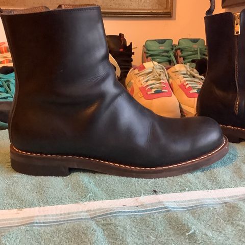 Rolling Dub Trio Casper Boot in Horween Black Chromexcel