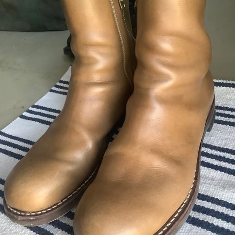 Rolling Dub Trio Casper Boot in Horween Natural Chromexcel
