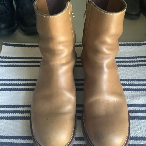 Rolling Dub Trio Casper Boot in Horween Natural Chromexcel
