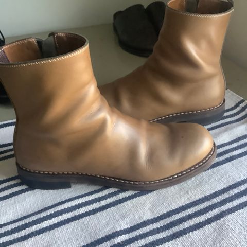 Rolling Dub Trio Casper Boot in Horween Natural Chromexcel