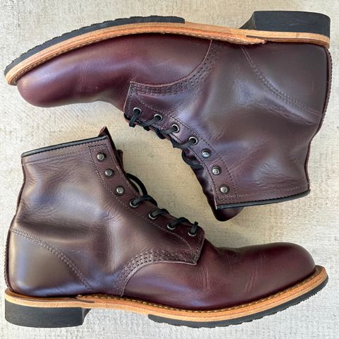 Red Wing Beckman in S.B. Foot Black Cherry Excalibur