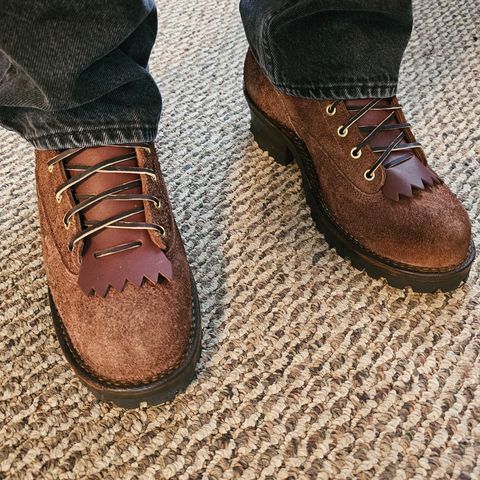 Drew's 10-inch LTT Roughout Logger in Brown Roughout