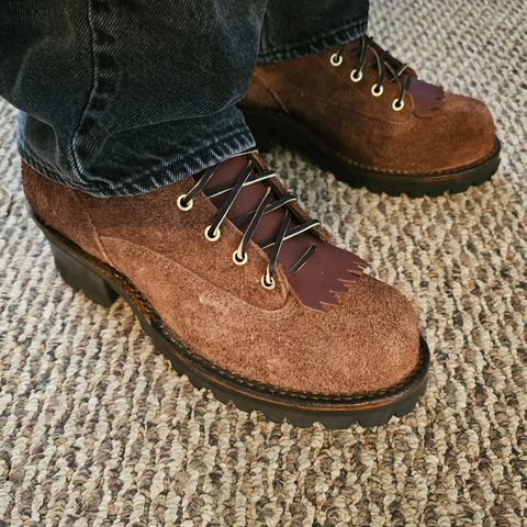 Drew's 10-inch LTT Roughout Logger in Brown Roughout