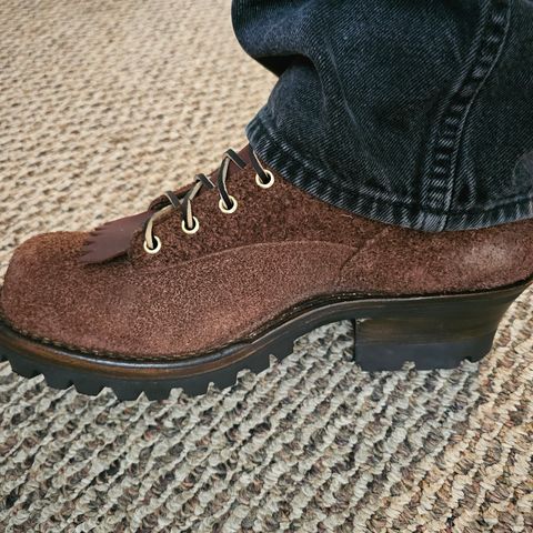 Drew's 10-inch LTT Roughout Logger in Brown Roughout