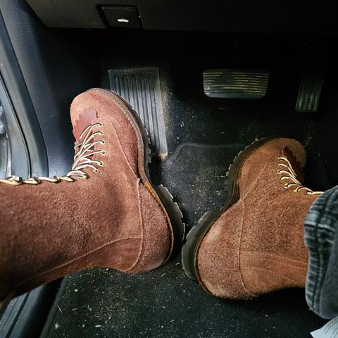 Drew's 10-inch LTT Roughout Logger in Brown Roughout
