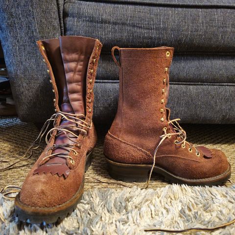Drew's 10-inch LTT Roughout Logger in Brown Roughout