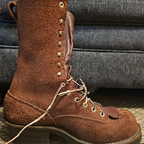 Drew's 10-inch LTT Roughout Logger in Brown Roughout