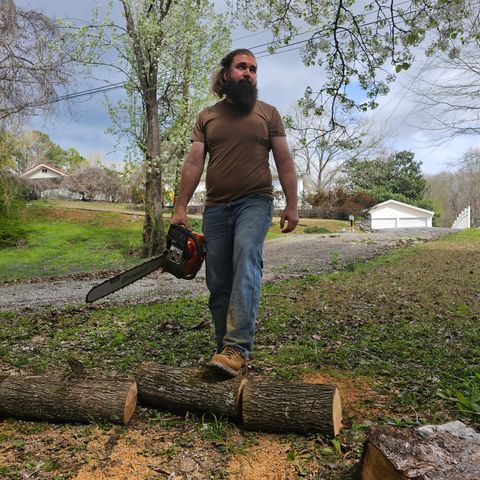 Drew's 10-inch LTT Roughout Logger in Brown Roughout