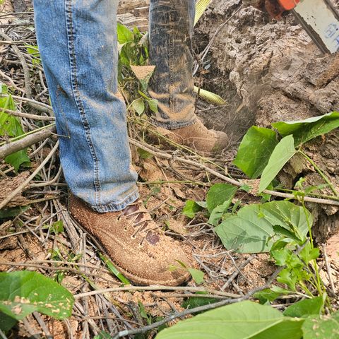 Drew's 10-inch LTT Roughout Logger in Brown Roughout