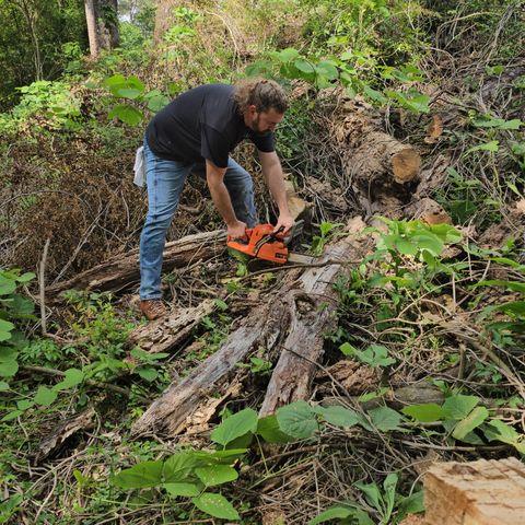 Drew's 10-inch LTT Roughout Logger in Brown Roughout
