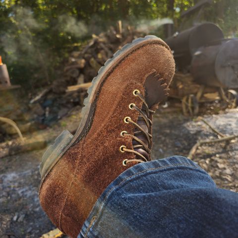 Drew's 10-inch LTT Roughout Logger in Brown Roughout