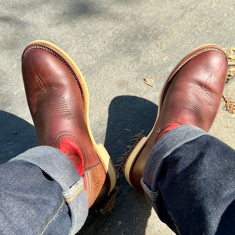 Double-H Roper in Oiled Tan