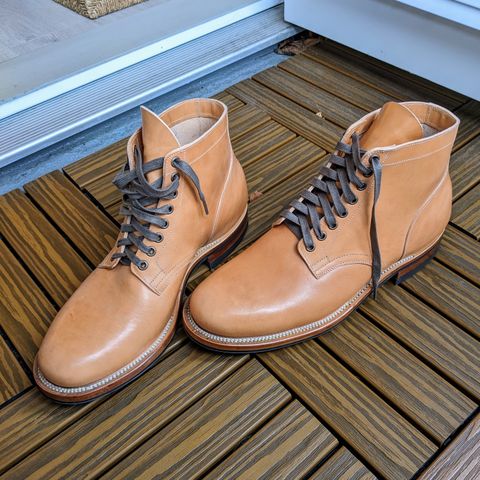 Viberg Service Boot in Maryam Natural Horsebutt