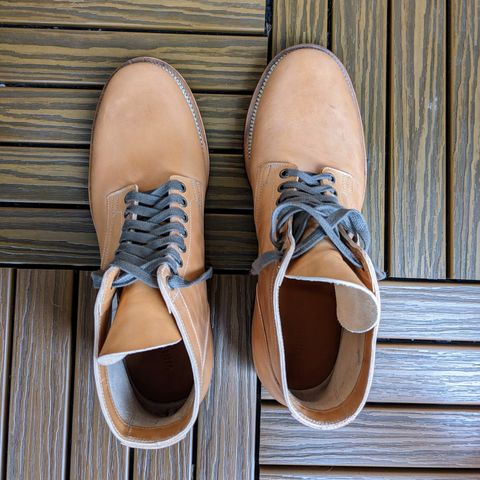 Viberg Service Boot in Maryam Natural Horsebutt