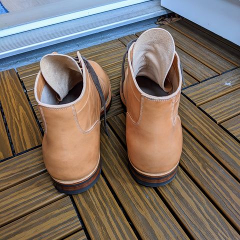 Viberg Service Boot in Maryam Natural Horsebutt