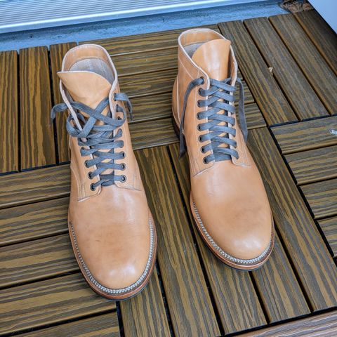 Viberg Service Boot in Maryam Natural Horsebutt