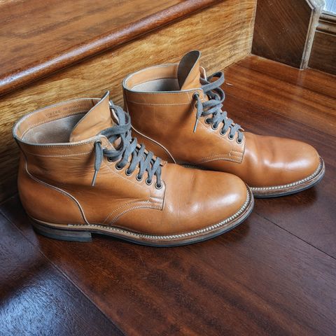 Viberg Service Boot in Maryam Natural Horsebutt