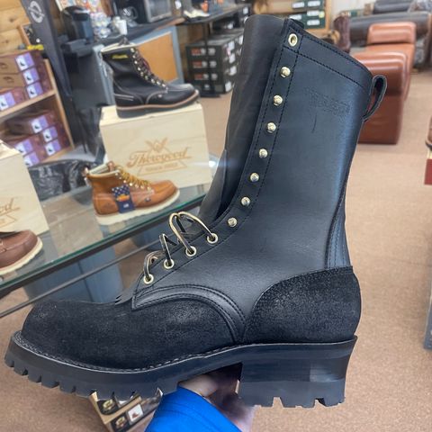 Drew's Roughshot in Black Roughout