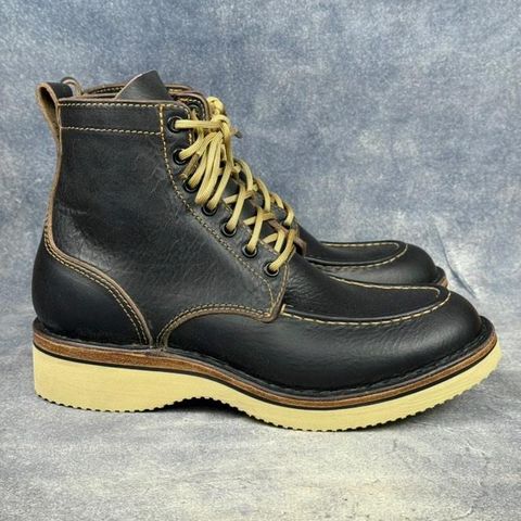 BHHB Pull-Top Moc in Horween Tumbled Black Chromexcel