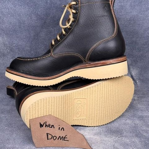 BHHB Pull-Top Moc in Horween Tumbled Black Chromexcel