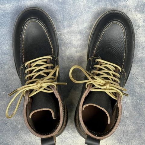 BHHB Pull-Top Moc in Horween Tumbled Black Chromexcel