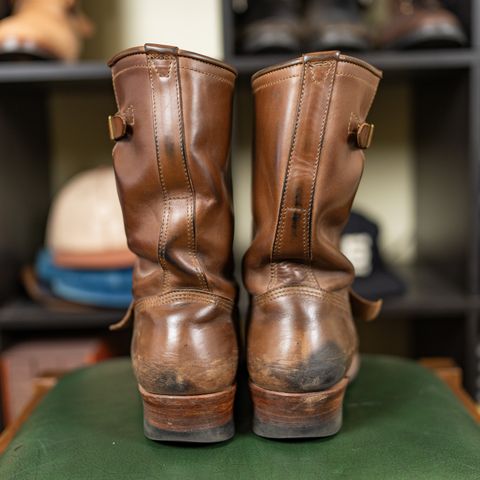 John Lofgren Wabash Engineer Boots in Natural