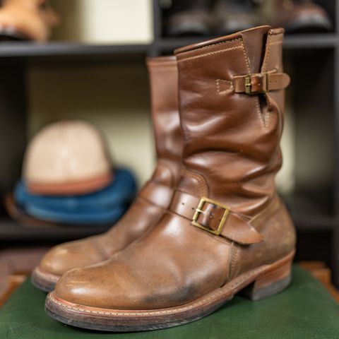 John Lofgren Wabash Engineer Boots in Natural