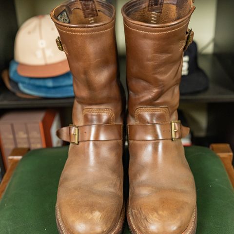 John Lofgren Wabash Engineer Boots in Natural
