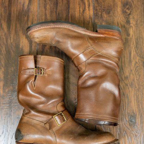 John Lofgren Wabash Engineer Boots in Natural