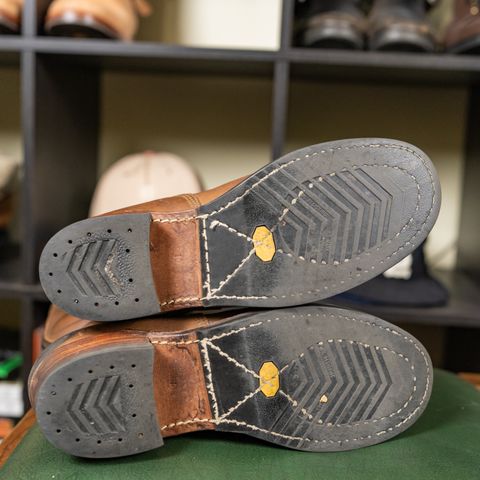 John Lofgren Wabash Engineer Boots in Natural