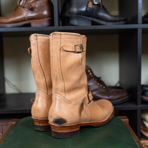 Briselblack The Keeper 'Type 2' Engineer Boot in Maryam Natural Horsebutt