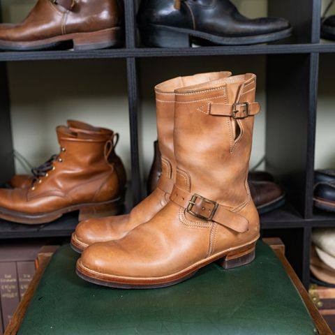 Briselblack The Keeper 'Type 2' Engineer Boot in Maryam Natural Horsebutt