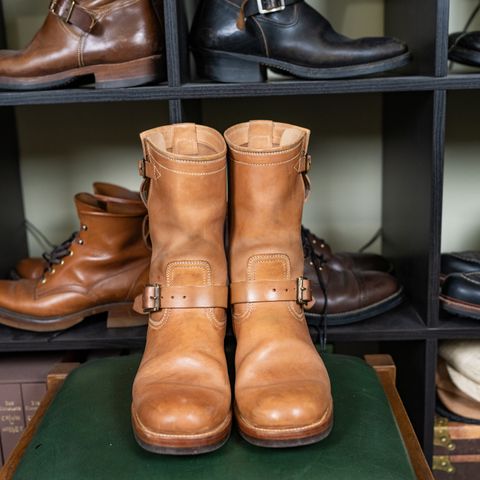 Briselblack The Keeper 'Type 2' Engineer Boot in Maryam Natural Horsebutt