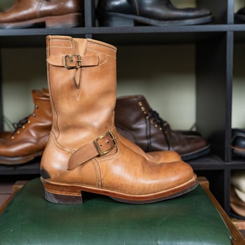 Briselblack The Keeper 'Type 2' Engineer Boot in Maryam Natural Horsebutt