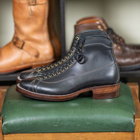 Bad Hat Brothers Monkey Boots in Badalassi Carlo Nero Minerva