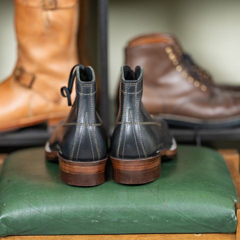 Bad Hat Brothers Monkey Boots in Badalassi Carlo Nero Minerva