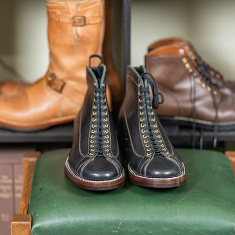 Bad Hat Brothers Monkey Boots in Badalassi Carlo Nero Minerva