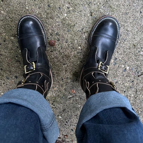 View photo of Nicks Heritage TankerPro in Horween Black Chromexcel