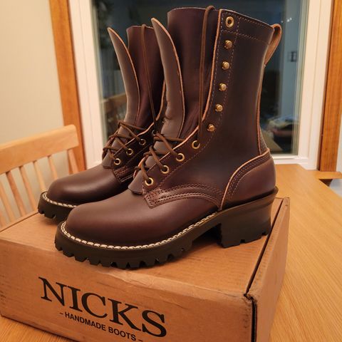 Nicks Urban Logger in Horween Brown Chromexcel