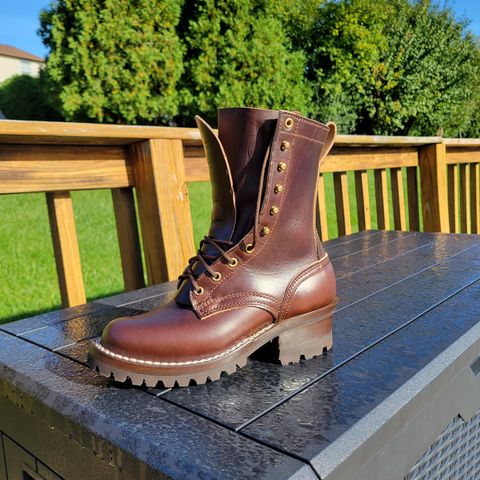 Nicks Urban Logger in Horween Brown Chromexcel