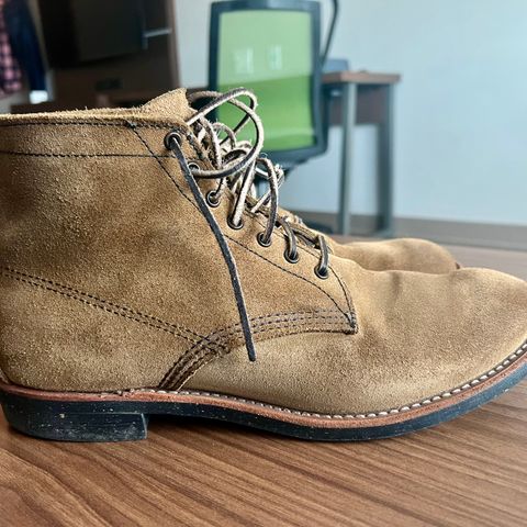 Red Wing Merchant in S.B. Foot Olive Mohave Roughout