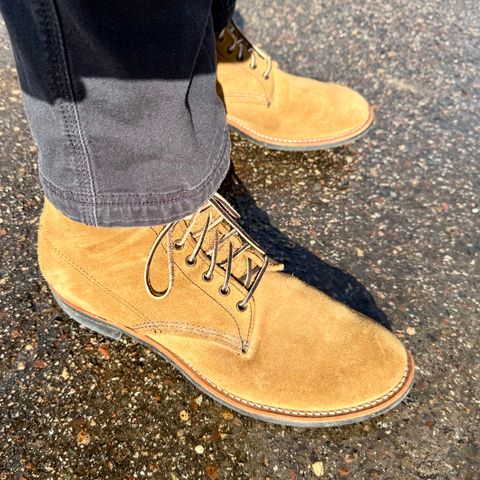 Red Wing Merchant in S.B. Foot Olive Mohave Roughout