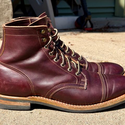 Truman Cap Toe Boot in Seidel Oxblood Double Shot
