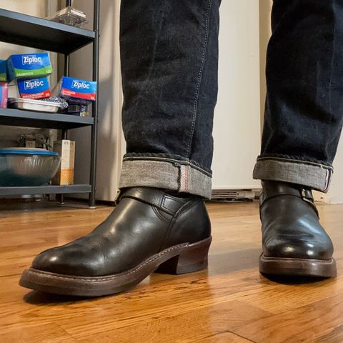 John Lofgren Wabash Engineer Boots in Black