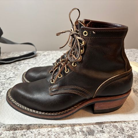 Nicks Robert in Horween Brown Waxed Flesh