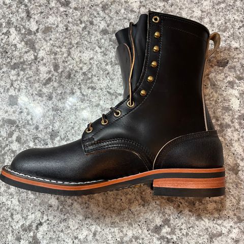 Nicks MTO in Horween Black Waxed Flesh & Horween Black Chromexcel