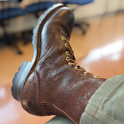 Frank's Type 2 Highlander in Seidel Chocolate Oil Tan Roughout