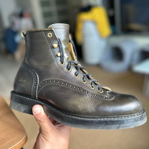 Sagara Valiant in Badalassi Carlo Oliva Minerva Overdyed Black