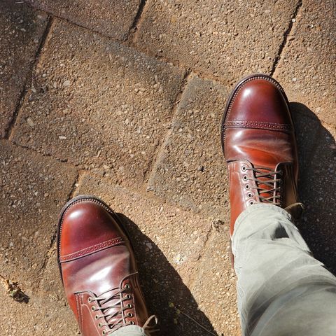 Viberg Service Boot BCT in Horween Color 4 Shell Cordovan