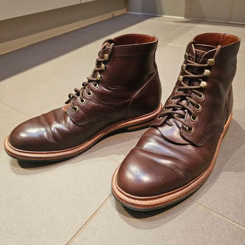 View photo of Grant Stone Diesel Boot in Horween Brown Chromexcel